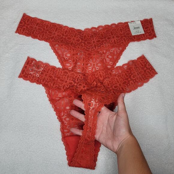 Jenni Intimates Thong Underwear Panties Cayenne - Picture 3 of 4